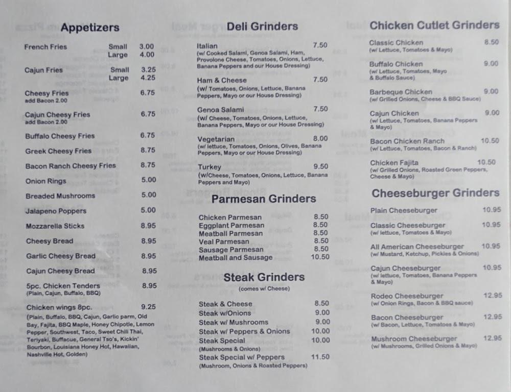 Silver Lake Pizza-COVENTRY STORE Menu image 1